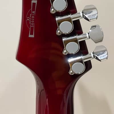 Ibanez SAS36FM In Transparent Red Sunburst image 7