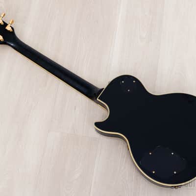 1989 Burny Black Beauty Custom '57 Model RLC-65 3 Pickup w/ VH-3 Pickups, Japan Fernandes image 12