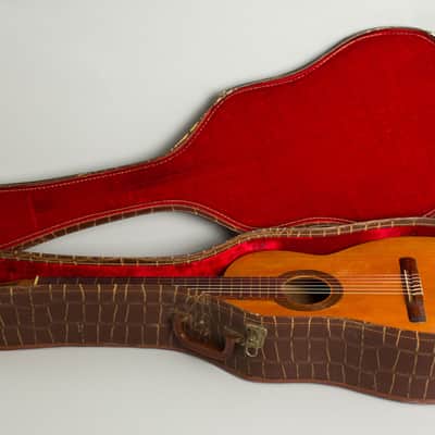 Vicente Tatay  Classical Guitar (late 1930s), period brown alligator chipboard case. image 10