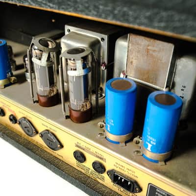 Marshall JCM 800 (2204) Master Model 50W MkII Lead 1980s Black Tolex owned by Billy Corgan image 6