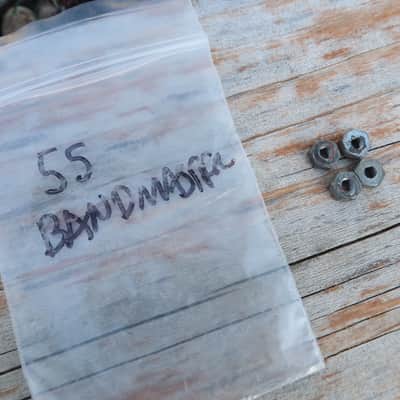 Fender Bandmaster, Bassman speaker nuts 1955 vintage real image 5