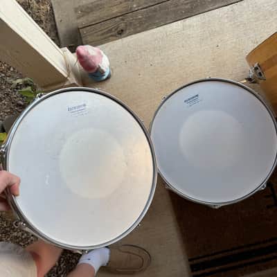 1970’s Ludwig Butcher Block Concert Tom Drum Set 13/14/15/16/18/22 image 25