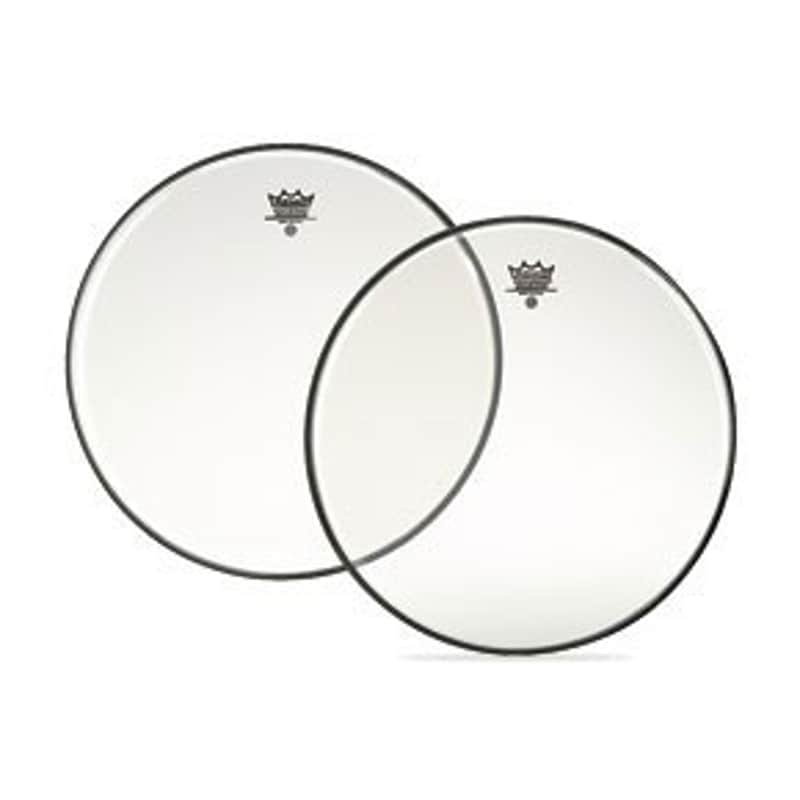 Remo 14" Clear Ambassador Snare Side Drumhead w/ No Collar image 1