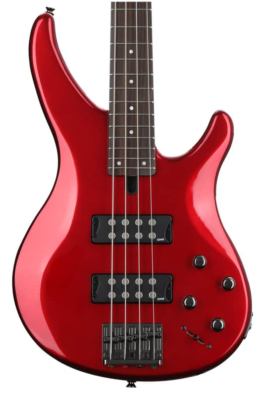 Yamaha TRBX304 4-string Bass Guitar - Candy Apple Red image 1
