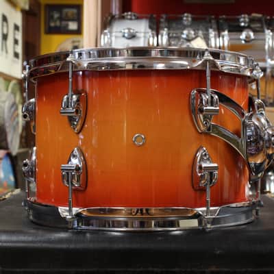 1990s Ayotte Custom Maple Sunburst Drum Kit 14x20 14x14 8x12 5.5x14 image 14