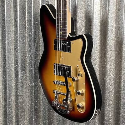 Reverend Jetstream HCB Bigsby 3 Tone Sunburst Railhammer Guitar #67178 image 6