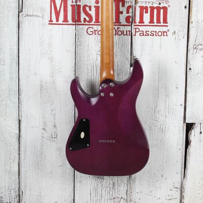 Schecter C-1 Standard Plus Electric Guitar Flame Maple Transparent Purple Burst image 7