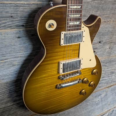 Used Gibson Custom Shop '59 Les Paul Standard Reissue - VOS Green Lemon Fade image 4