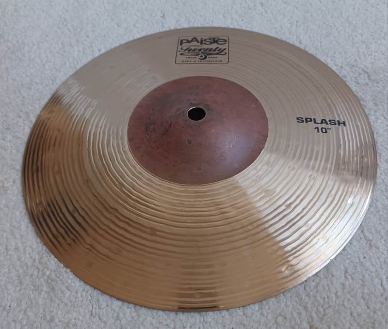 Paiste 10" Twenty Series Splash Cymbal 2007 - 2011 - Traditional Bow, Raw Bell image 1
