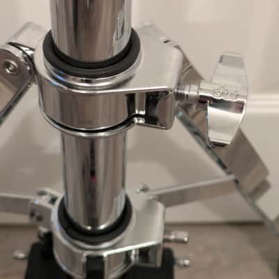 DW DWCP9500TBXF 9000 Series Double-Braced 2 Leg Hi-Hat Stand with Extended Footboard 2010s - Chrome image 7