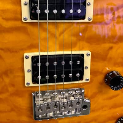 PRS SE Custom 24, 25th Anniversary 2009 Made In Korea Vintage Yellow with Deluxe Case - Pre Owned image 9