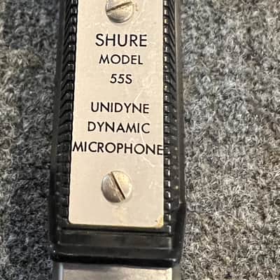 Shure 55S Unidyne Microphone Vintage 1960 Aluminum Pat Pending image 5