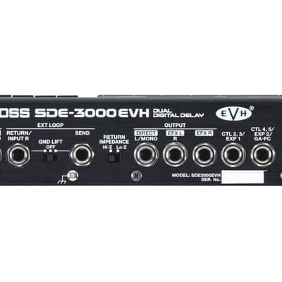 Boss SDE-3000 EVH Dual Digital Delay Effects Pedal image 3