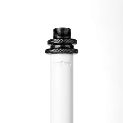 Shure by Gator Round Base Mic Stand with Standard Height-Adjustable Twist Clutch and 10" Base, White (SH-RBMICSTAND10-W) image 8