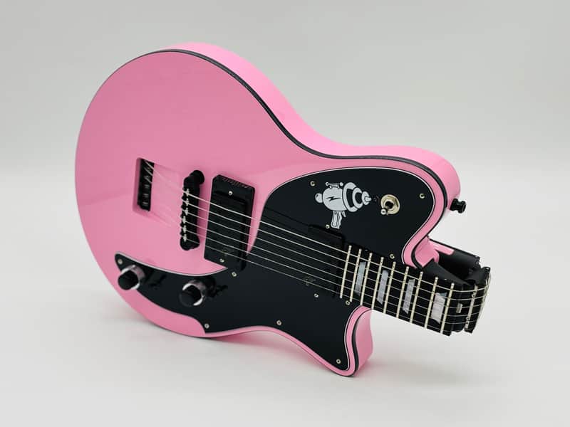 Ciari Travel Guitars Steve Stevens Premier Signature "Josie" 2026 Pink with Free Backpack! image 1