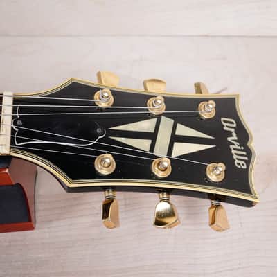 Orville LPC-75 Les Paul Custom MIJ 1990 Ebony Made in Japan w/ Bag image 3