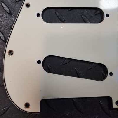 USA 3-ply Fender Pickguard and Back Plate 1986 Strat Cream/White Jewel Series Stratocaster US American image 9