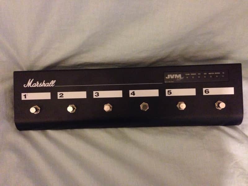 Marshall JVM 6 Way Foot Controller amp footswitch PEDL-00044 Black image 1