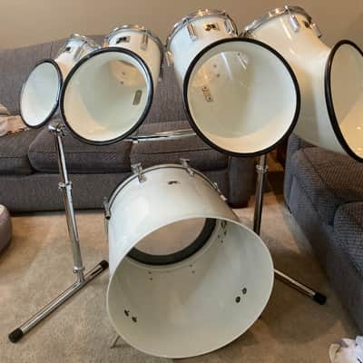 North Drums North drum set 1970’s - White image 8