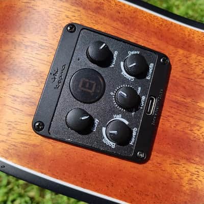 Kepma GA2-232A Acoustic Electric Guitar - Natural Finish - Super Clean w/ Case and Accessories image 6