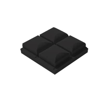 Arrowzoom New 12 pcs 20 x 20 x 5 cm Hemisphere Grid Acoustic Studio Foam Sound Absorption Panel image 5