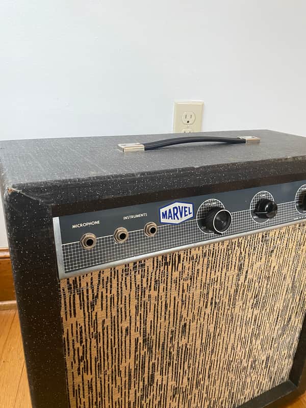 Marvel Multivox / Premier vintage tube amp Model 45 1960’s - Black Fleck image 1