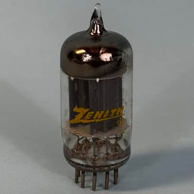 1959 Sylvania 12AU7 ECC82 Vintage 1950s Long Plate D Getter Preamp Tube! T386 image 1