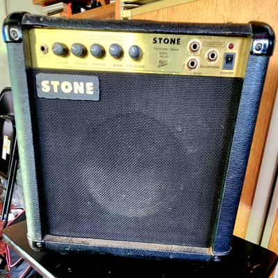 Stone Performer SBA-20 Bass Guitar Amplifier 2005 - Present Black & Gold! SICK BASS PRACTICE AMP!! WORKS PERFECT!! image 1