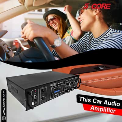 5Core Amplifier Home Audio 65W RMS Stereo Receiver DJ Amp w USB AUX MIC SD Card Input image 7