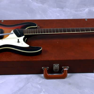 Mosrite Joe Maphis 1959 sunburst; rare set-neck, side-jack, bound body, very early model image 4