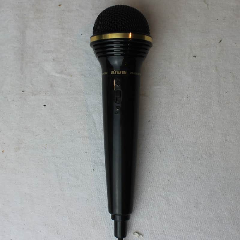 Aiwa Cardioid Dynamic Microphone Corded Wired Mic DM-H200 image 1
