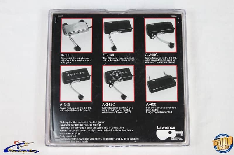 Bill Lawrence A300 Acoustic Guitar Soundhole Pickup, USA, | Reverb