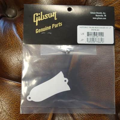 Gibson PRTR-061 1961 "Les Paul" Historic Truss Rod Cover (Black) image 2