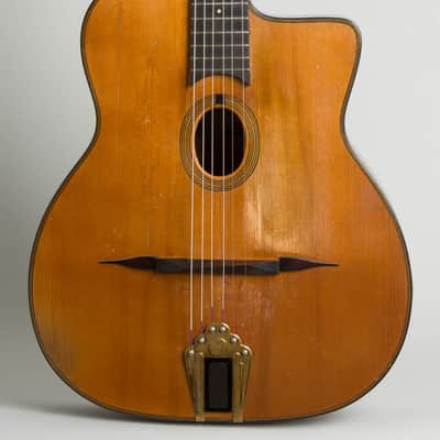 Selmer  Modele Jazz Acoustic Guitar (1942), ser. #559, original black hard shell case. image 3