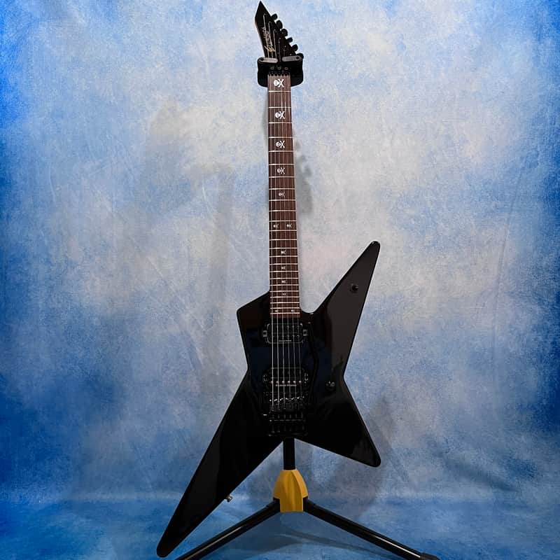 EDWARDS E-AS-105SM／AnchangStar／FloydRose Edwards ESP E-AS-105SM 2000s Black Crying Star Anchang Made in