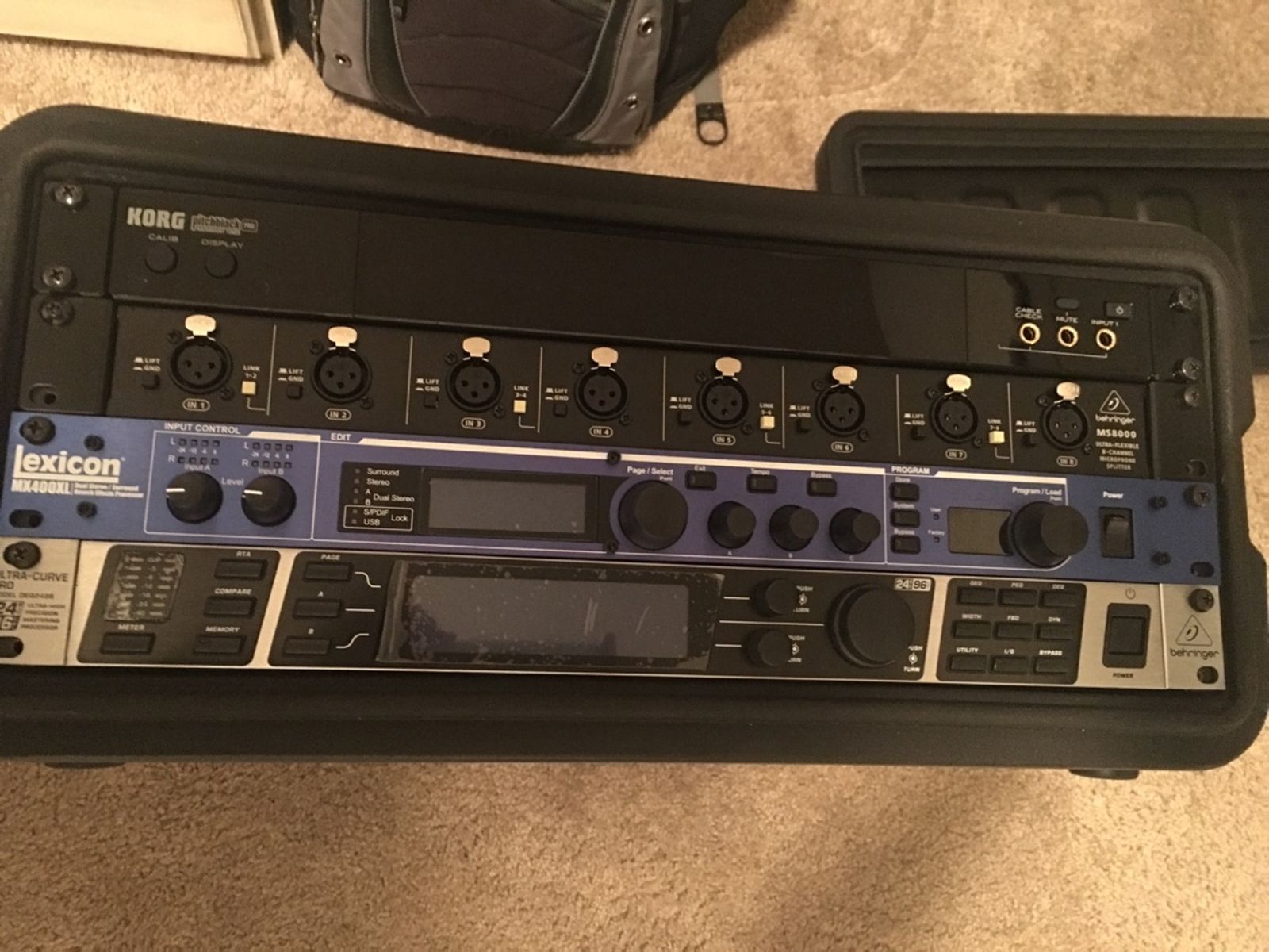 Behringer MS8000 Ultralink 8-Channel Microphone Splitter | Reverb