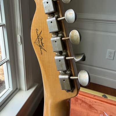 2026 Fender Custom Shop ‘58 Telecaster B6 Top Loader Journeyman - Super Aged Dirty White Blonde image 8