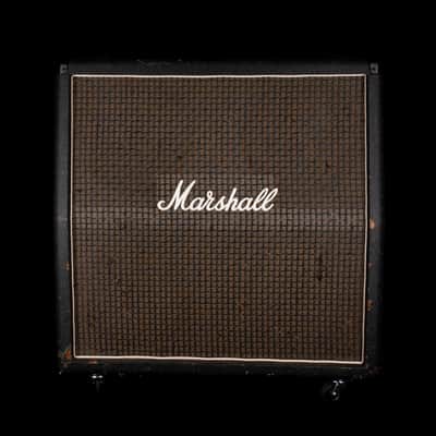 Vintage 1977 Marshall Slant Cab With "Black Backs" 4x12" 25-watt Rola Celestion Speakers Guitar Amp Cab image 1