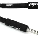 Fender Professional Series Straight to Right Angle Instrument Cable - 25 foot Black