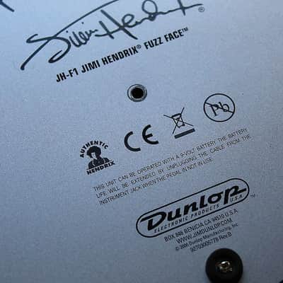 DUNLOP "JHF1 Jimi Hendrix Signature Fuzz Face Blue" image 5