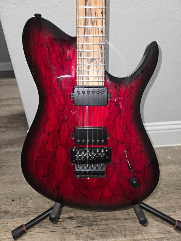 Balaguer Select Custom Seraph 6 string w/Floyd Rose 2025 - Vlad black burst image 1