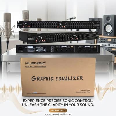 MUSYSIC MU-EQ15B 2025 (BRAND NEW) EQUALIZER 15 BANDS image 3