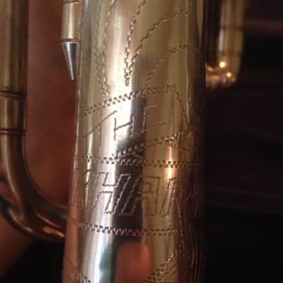 Elkhart 1920s Silver Elkhart Indiana Trumpet 1920s Silver/Satin Silver image 9