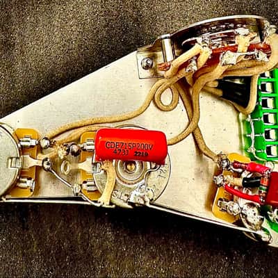 SSS, HSS, HSH, HHH Solderless Stratocaster Wiring Harness - Bourns Pots, 5 way Switch, Sprague Orange Drop Capacitor image 10