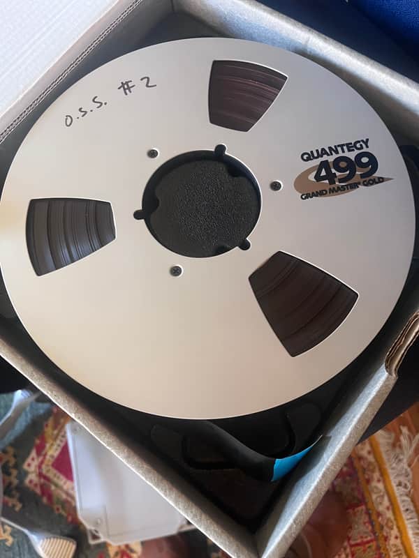 Quantegy 499 1" tape (used) straight flange! image 1
