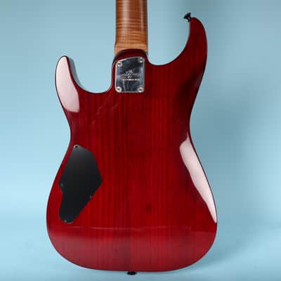 Lipe Virtuoso 7 Fanned Fret Curly Maple Seven String Electric Guitar Fireburst image 18