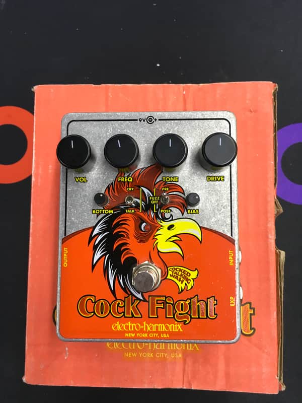 Electro-Harmonix Cock Fight Cocked Talking Wah 2015 - Present - Orange / Gray / Yellow image 1