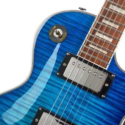 Chill Cat Limited Custom Ocean Blue Electric Guitar image 7