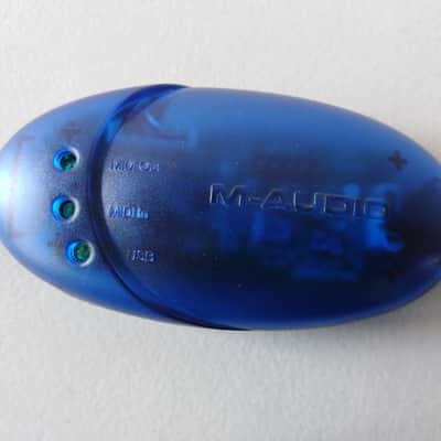M-Audio MidiSport Uno 1x1 MIDI Interface 2010s - Blue image 3