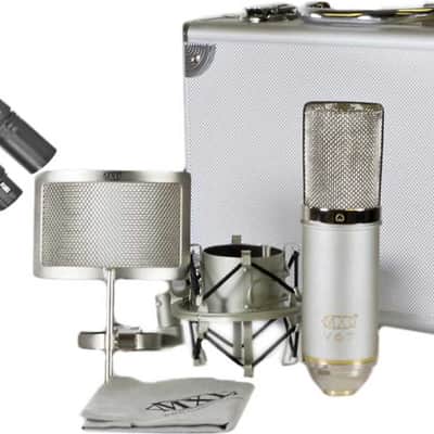 MXL V67g HE Large Capsule Condenser Microphone Heritage Edition w/ Case, Shock Mount, Pop Filter, and Mic Cable image 3